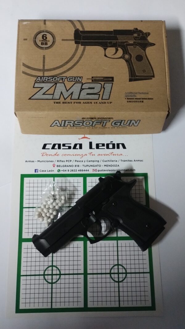 Pistola a Resorte CYMA MOD. ZM21
